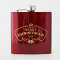 Christmas Whisky Wine Hip Flask